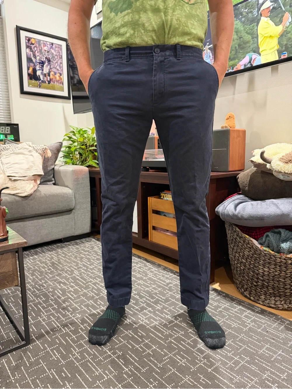J. Crew Slim Navy Chino Pants